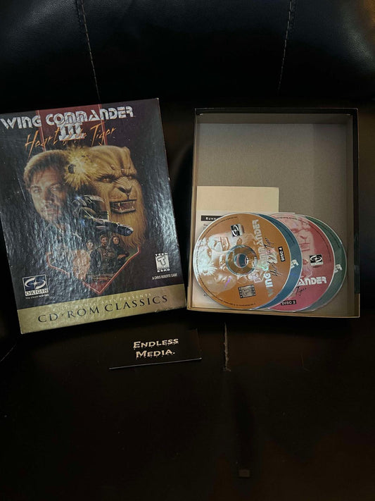 Wing Commander III: Heart of the Tiger PC PC Games Item and Box Video Game