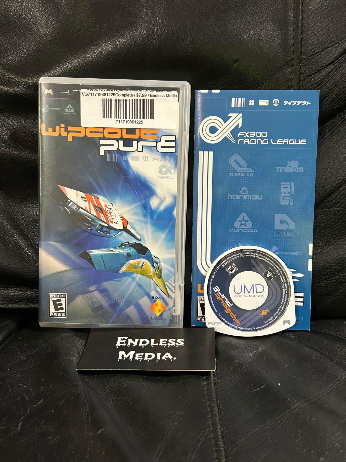 Wipeout Pure PSP CIB Video Game