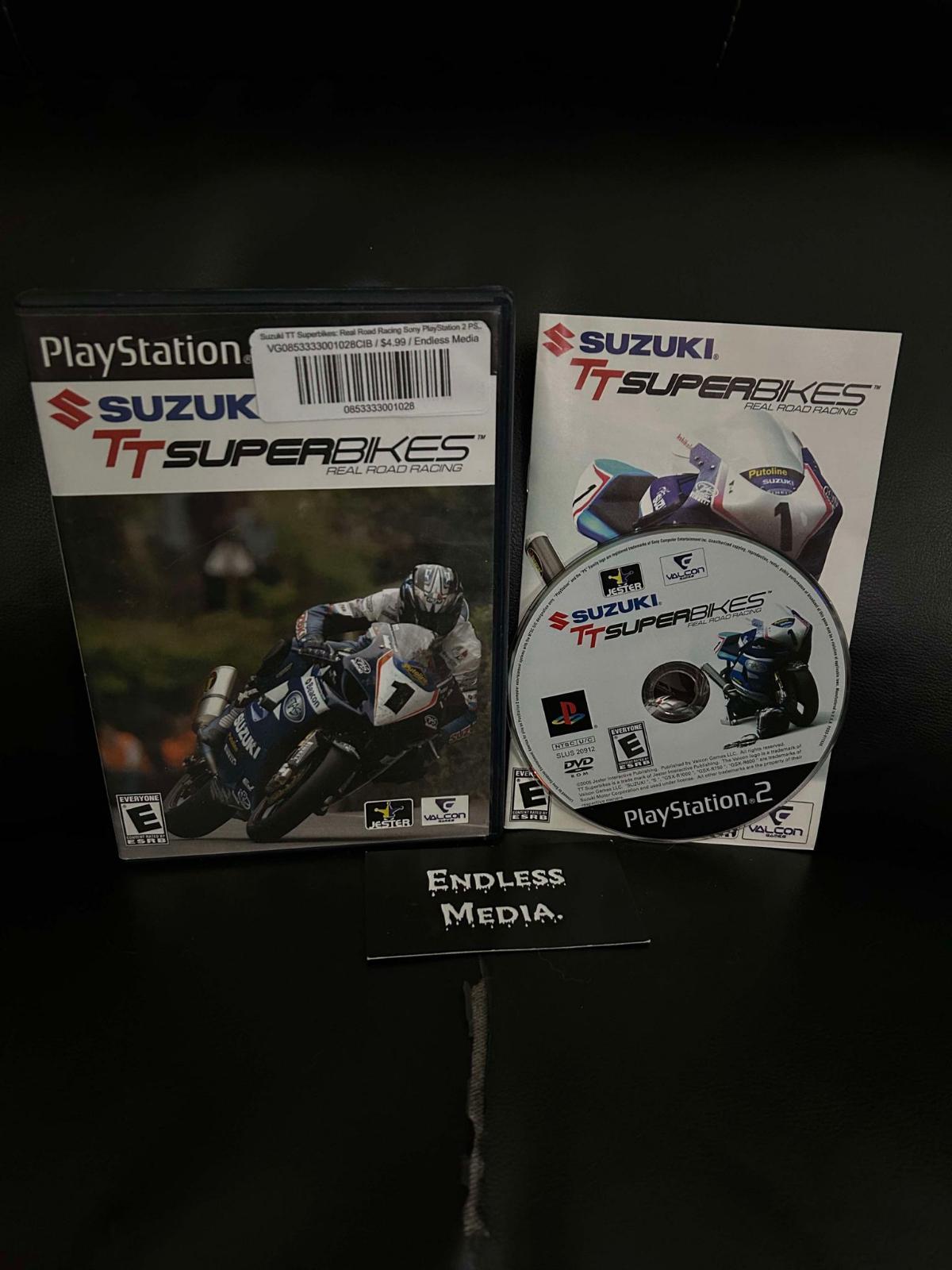 Suzuki TT Superbikes Sony Playstation 2 CIB Video Game