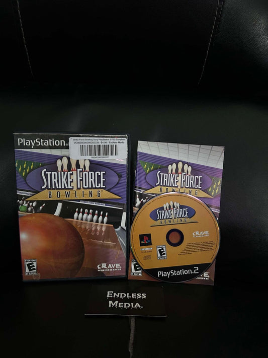 Strike Force Bowling Sony Playstation 2 CIB Video Game