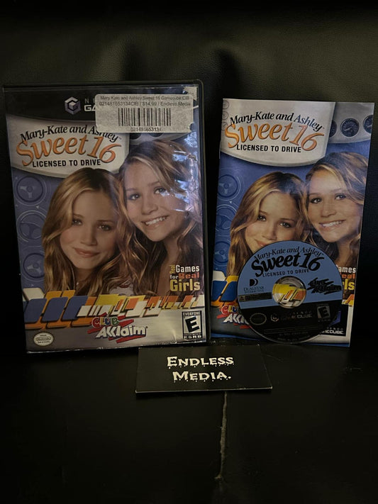 Mary Kate and Ashley Sweet 16 Nintendo Gamecube CIB Video Game