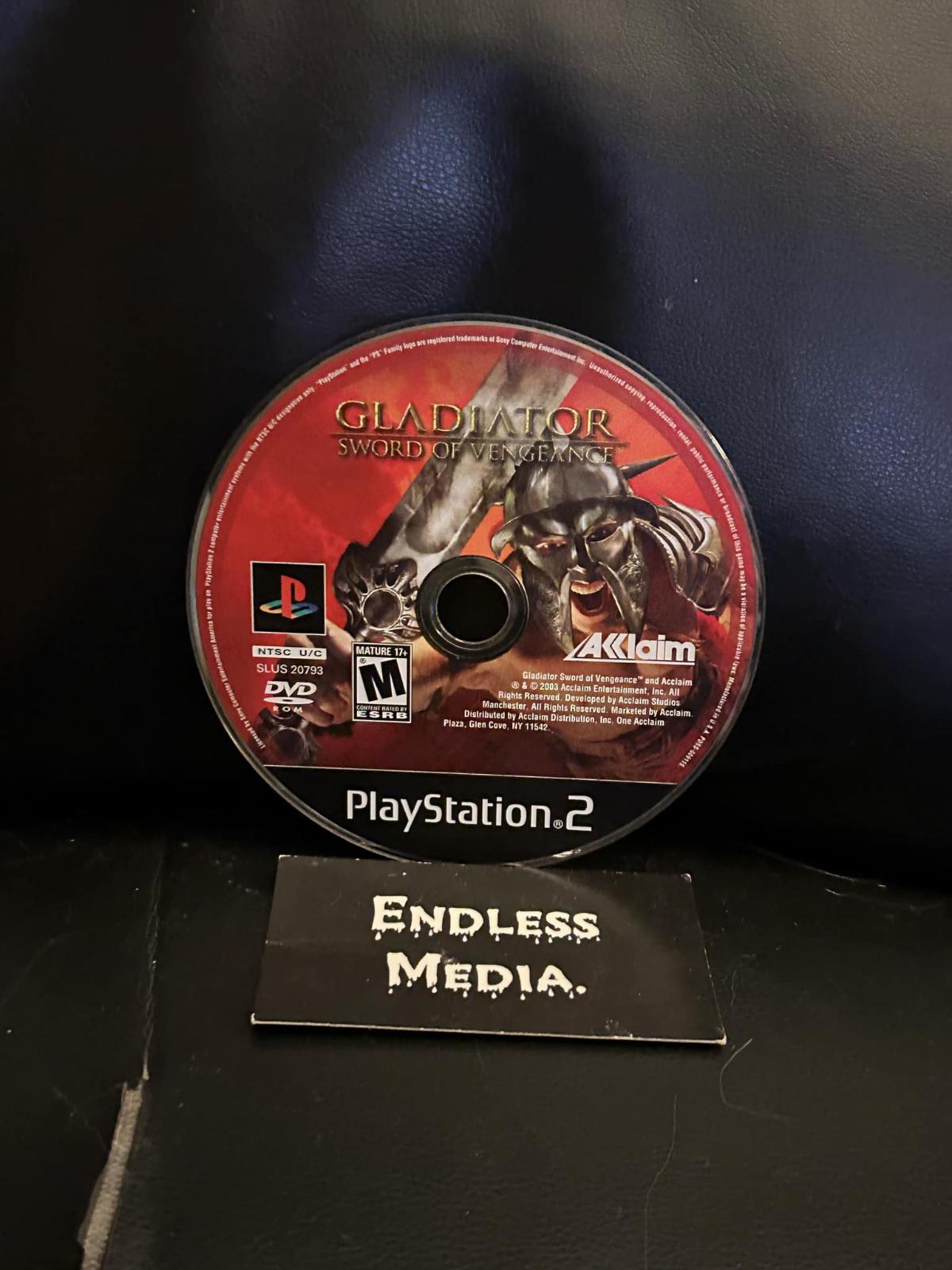 Gladiator Sword of Vengeance Sony Playstation 2 Loose Video Game