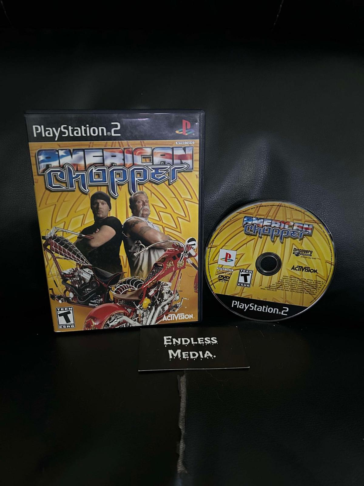 American Chopper Sony Playstation 2 Item and Box Video Game