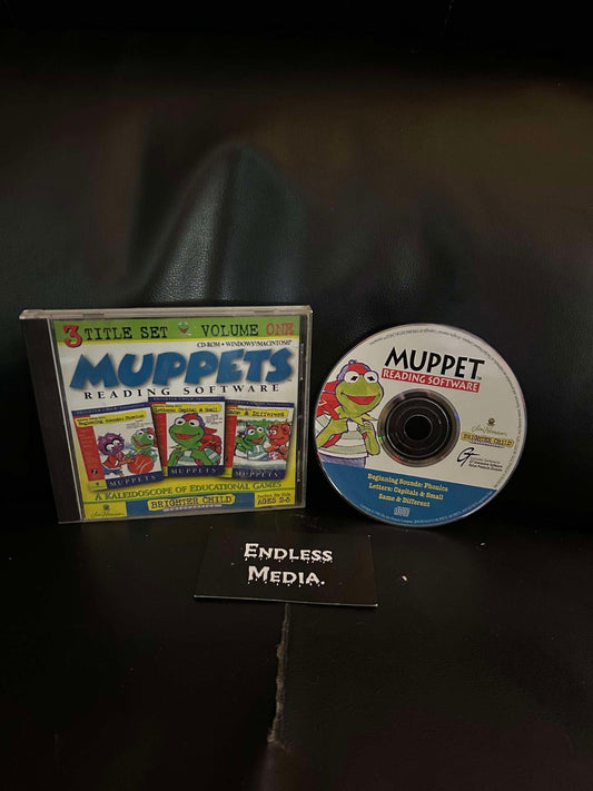 Muppets Reading Software Vol 1 - 3 Titles PC PC Games Loose Video Game