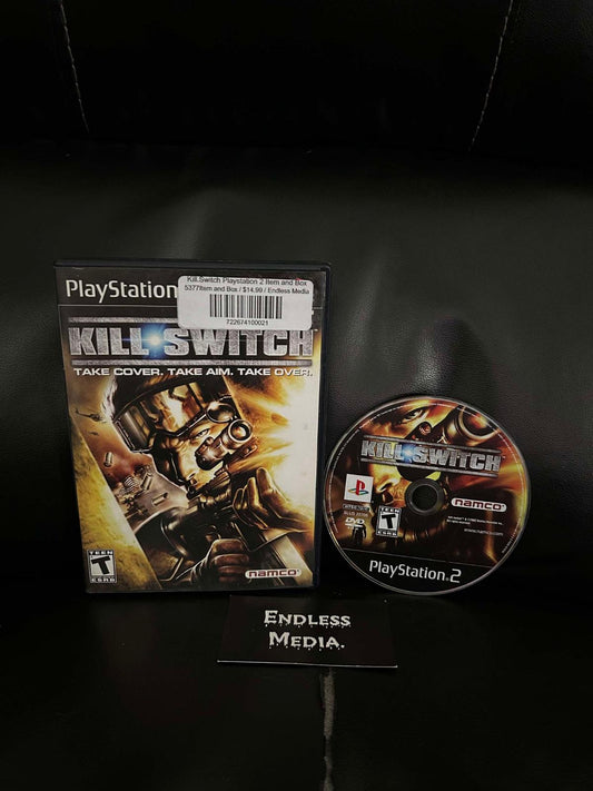 Kill.Switch Sony Playstation 2 Item and Box Video Game