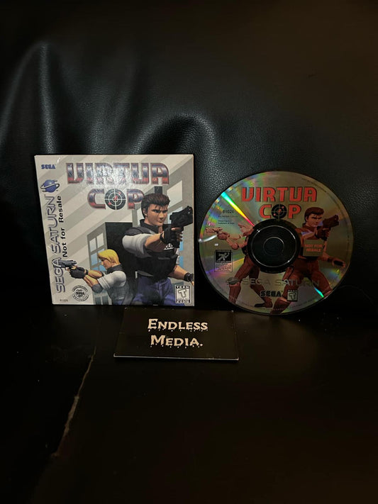 Virtua Cop [Not For Resale] Sega Sega Saturn Item and Box Video Game