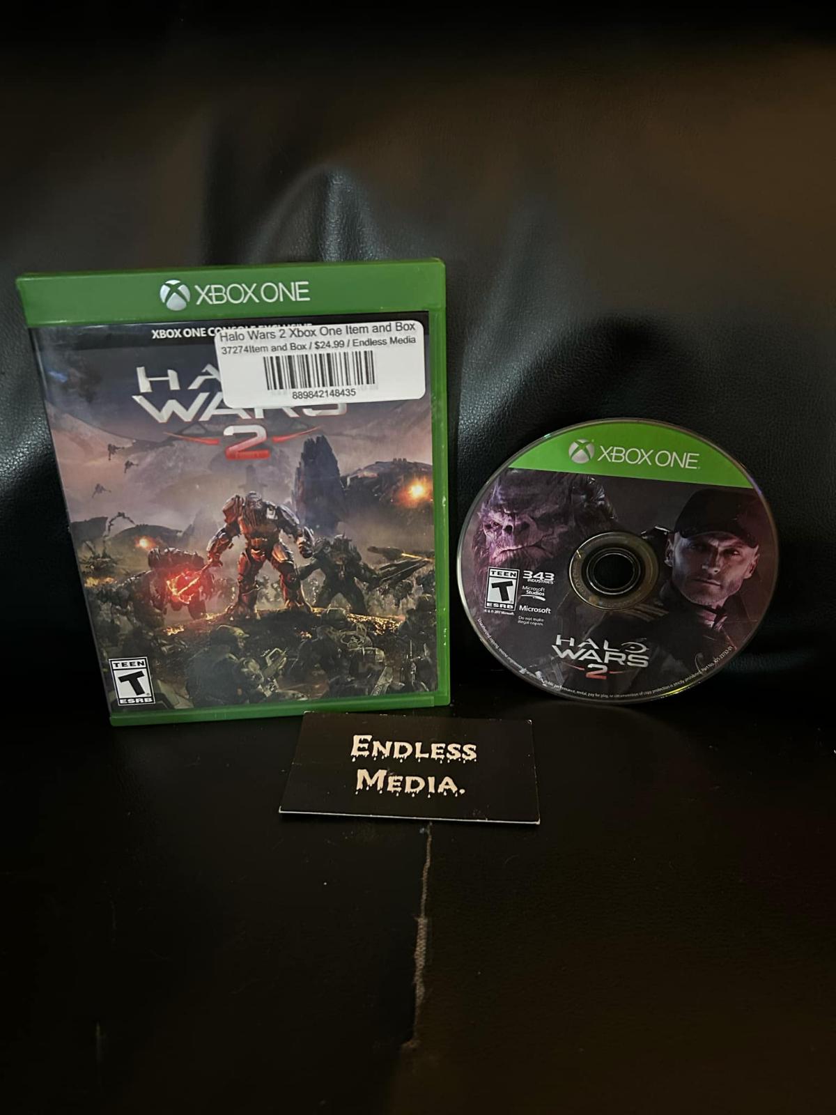 Halo Wars 2 Microsoft Xbox One Item and Box Video Game