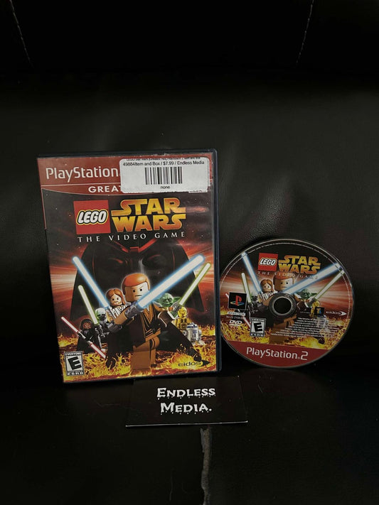 LEGO Star Wars [Greatest Hits] Sony Playstation 2 Item and Box Video Game