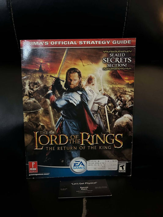 Lord of the Rings: Return Of The King [Prima] Strategy guide Strategy Guide Loose Video Game