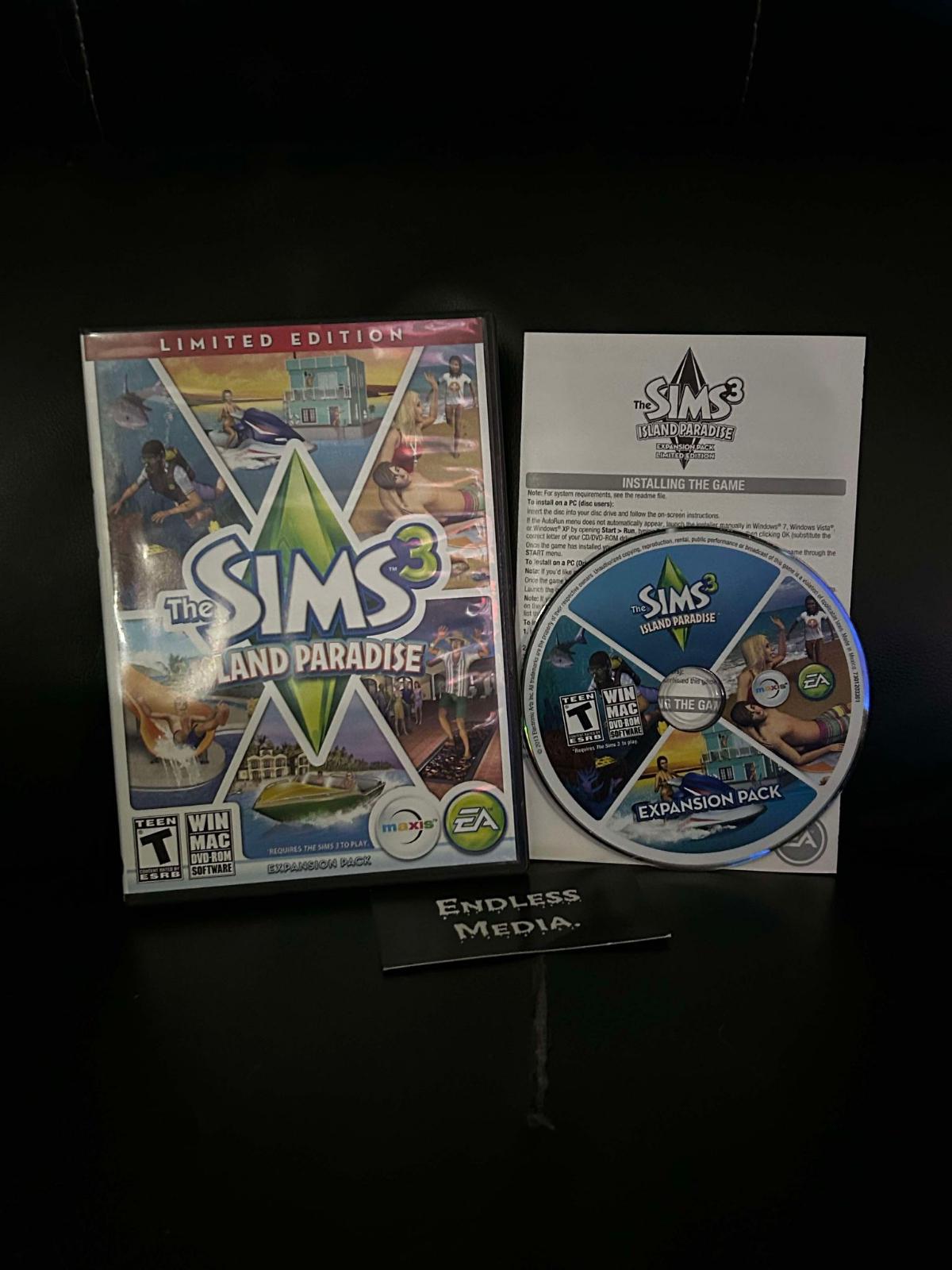 The Sims 3: Island Paradise PC PC Games CIB Video Game