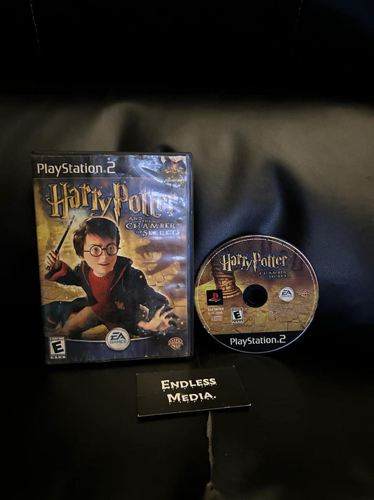 Harry Potter Chamber of Secrets Sony Playstation 2 Item and Box Video Game