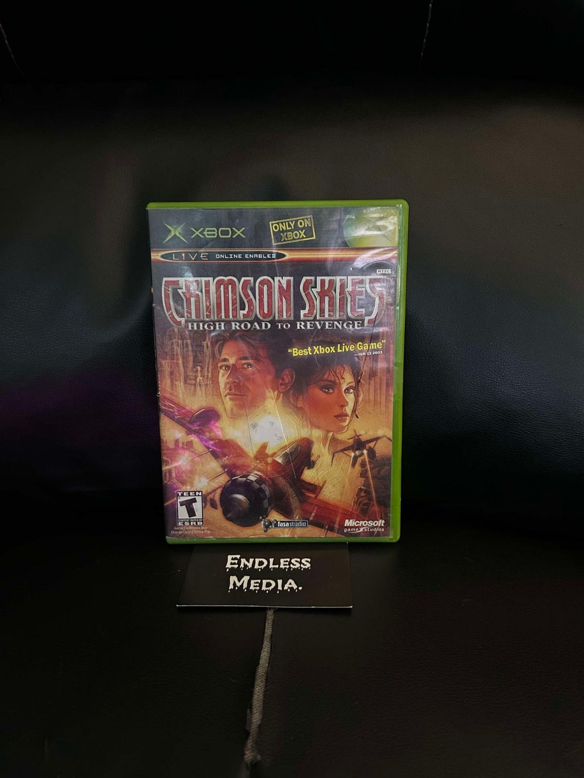 Crimson Skies Microsoft Xbox Box only Video Game