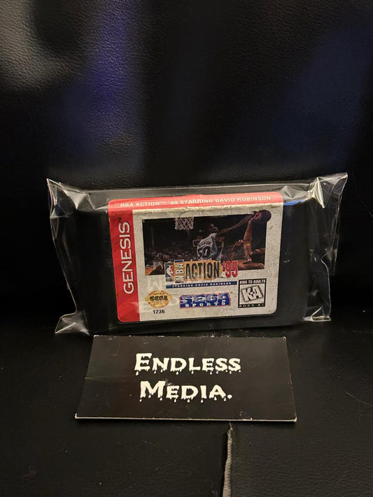 NBA Action '95 starring David Robinson Sega Sega Genesis Loose Video Game