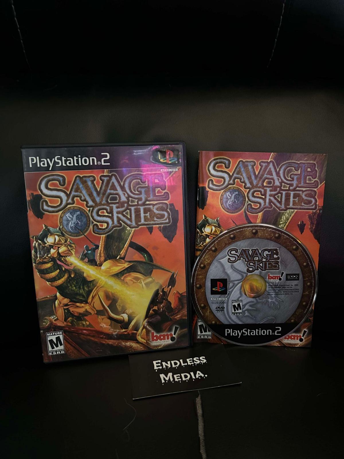 Savage Skies Sony Playstation 2 CIB Video Game