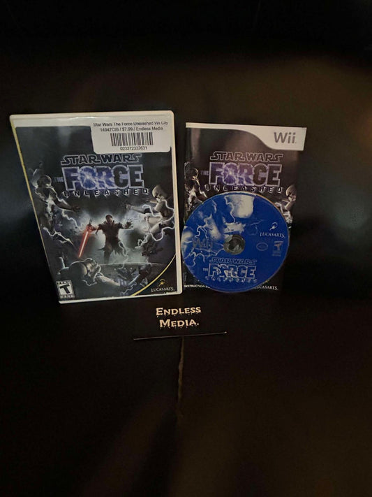 Star Wars The Force Unleashed Nintendo Wii CIB Video Game