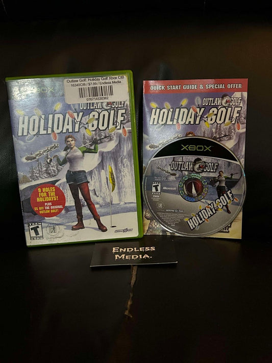 Outlaw Golf: Holiday Golf Microsoft Xbox CIB Video Game