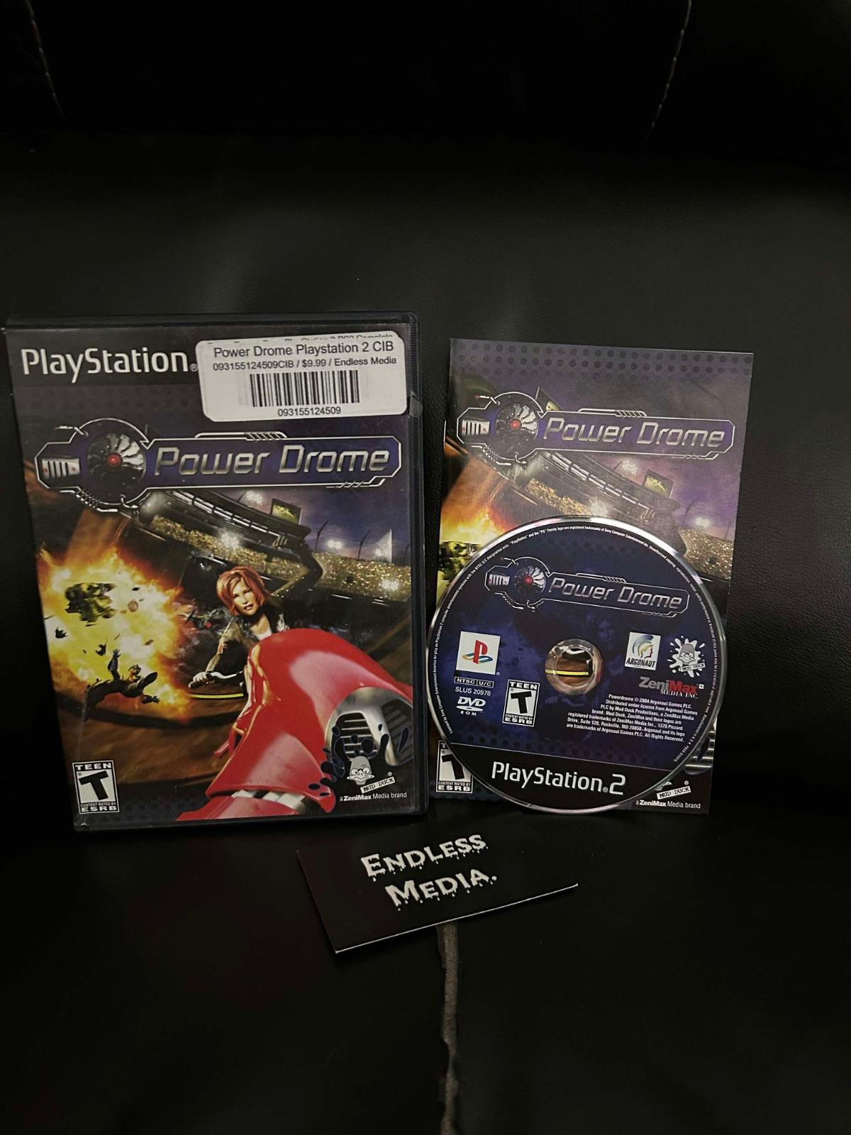 Power Drome Sony Playstation 2 CIB Video Game