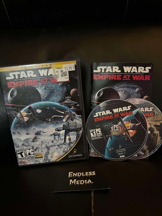 Star Wars Empire at War PC PC Games CIB Video Game