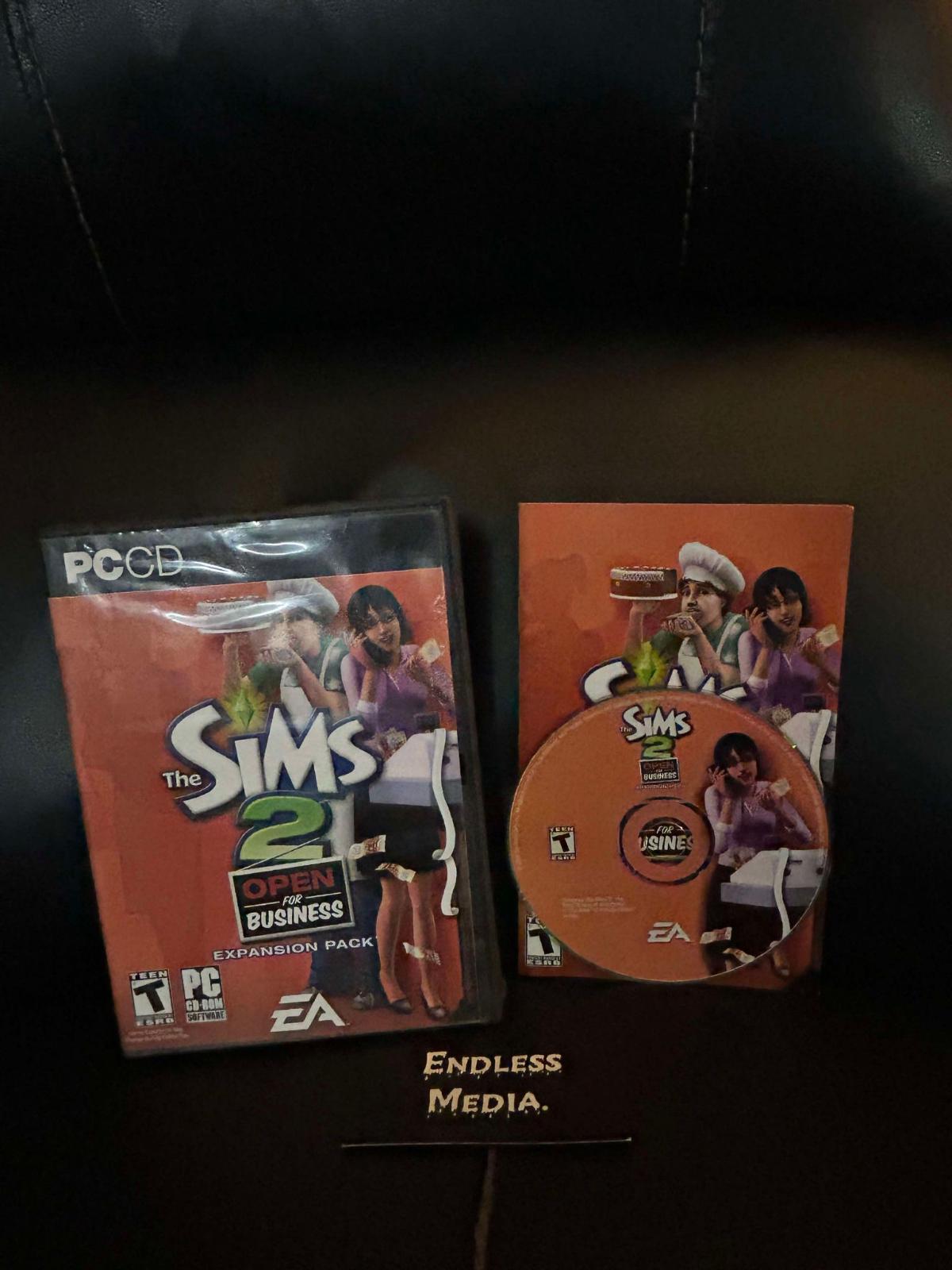 The Sims 2: Open for Business PC PC Games CIB Video Game