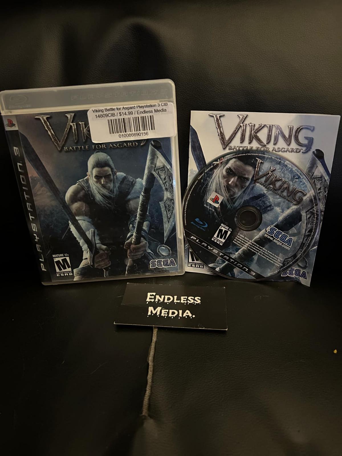 Viking Battle for Asgard Sony Playstation 3 CIB Video Game