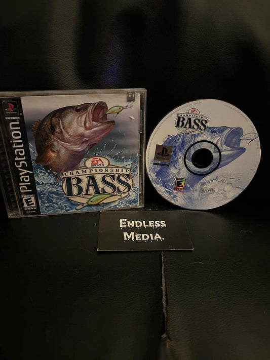 Bass Championship Sony Playstation CIB Video Game