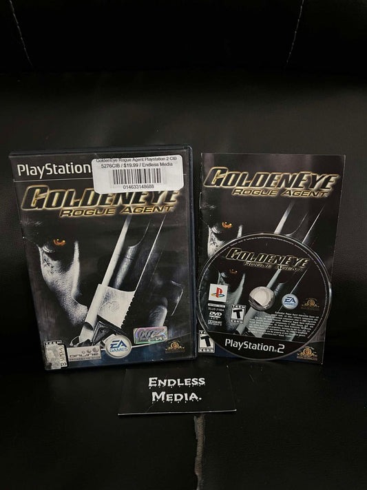 GoldenEye Rogue Agent Sony Playstation 2 CIB Video Game