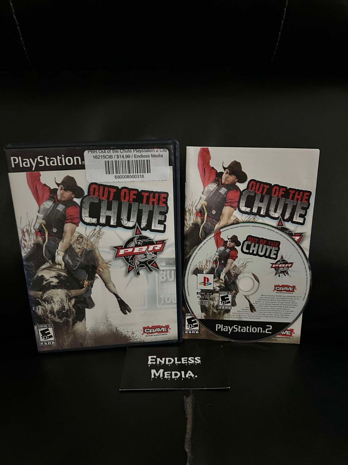 PBR Out of the Chute Sony Playstation 2 CIB Video Game