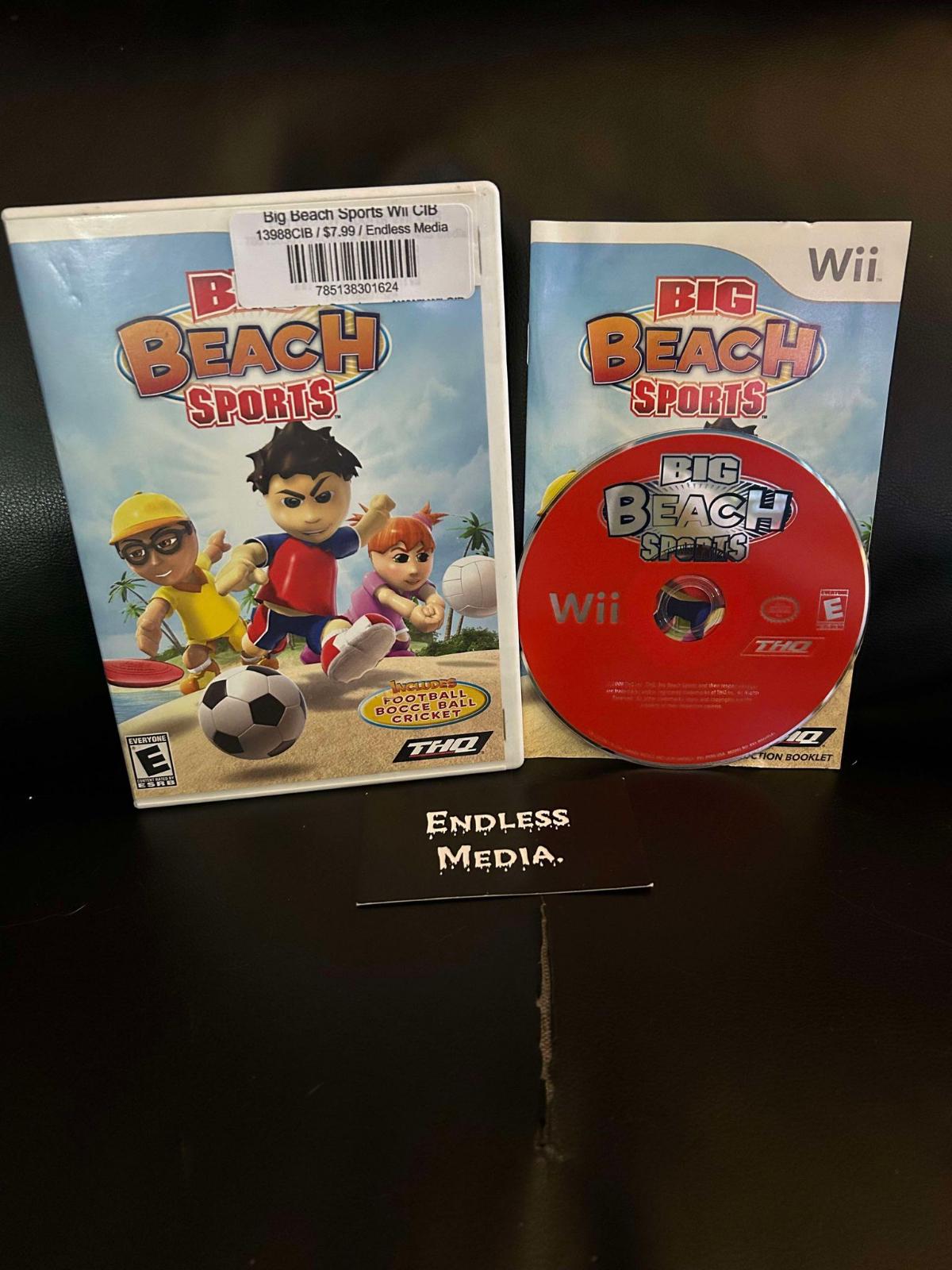 Big Beach Sports Nintendo Wii CIB Video Game