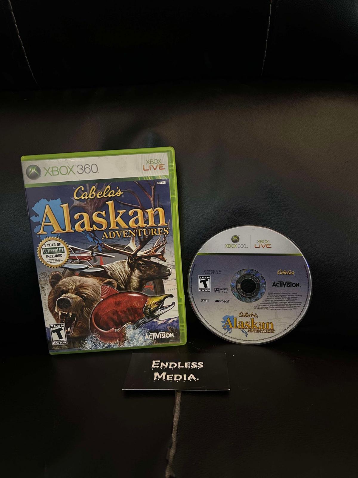 Cabela's Alaskan Adventures Microsoft Xbox 360 Item and Box Video Game