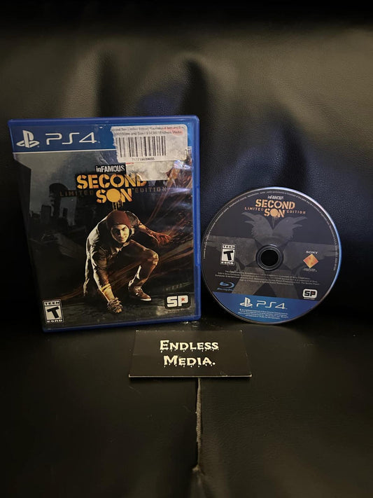 Infamous Second Son [Limited Edition] Sony Playstation 4 Item and Box Video Game