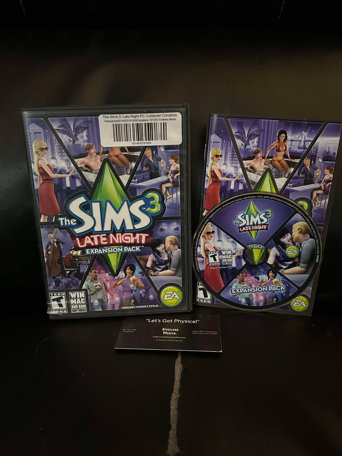 The Sims 3 Late Night PC PC Games CIB Video Game