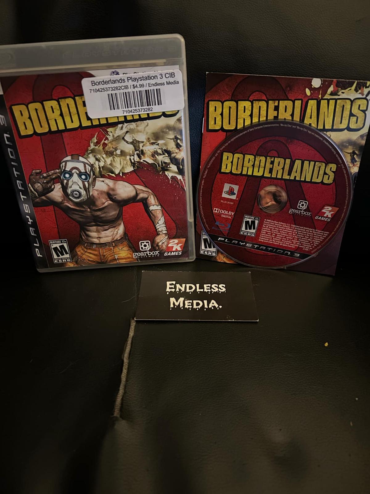 Borderlands Sony Playstation 3 CIB Video Game