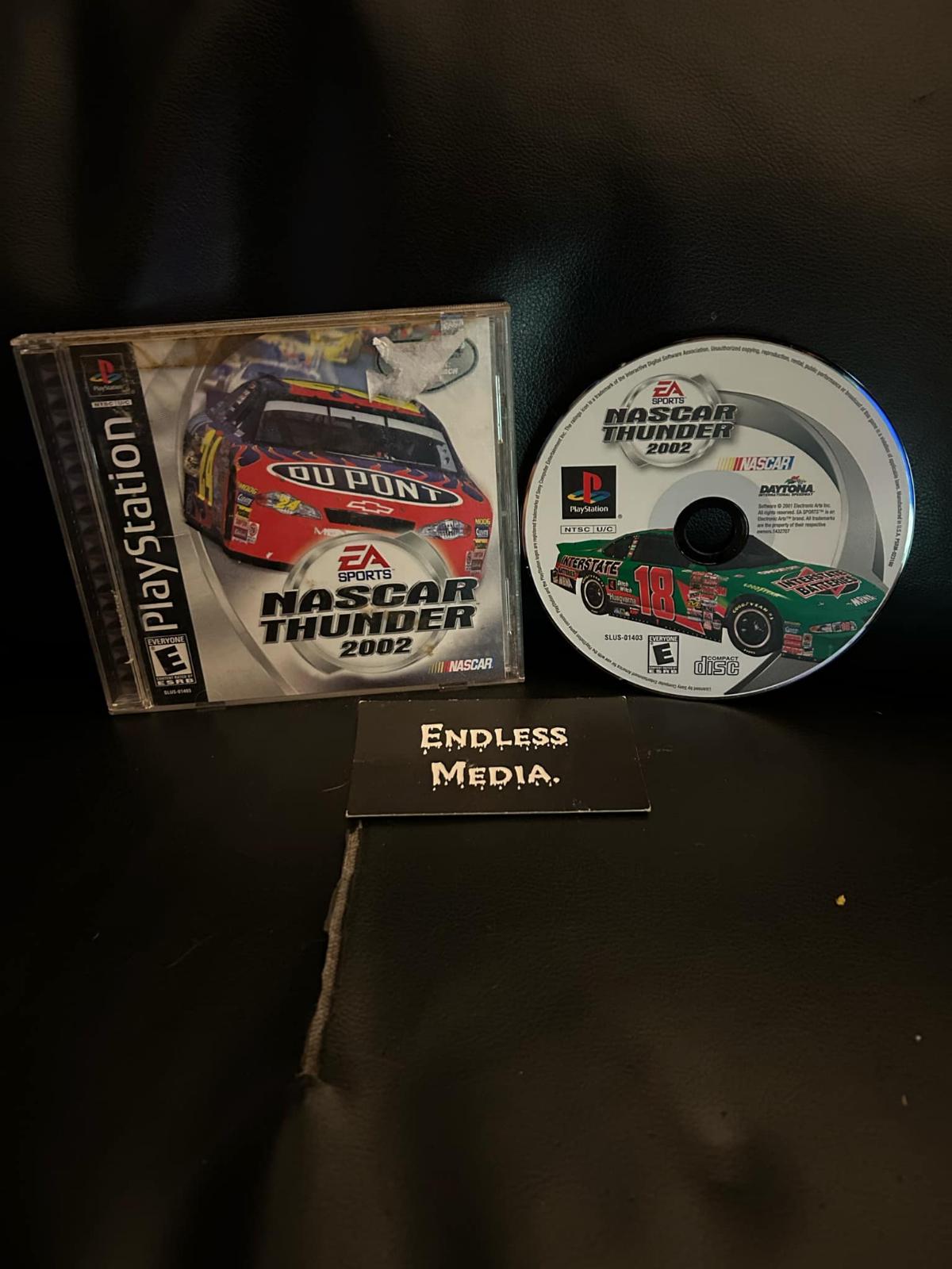 NASCAR Thunder 2002 Sony Playstation CIB Video Game