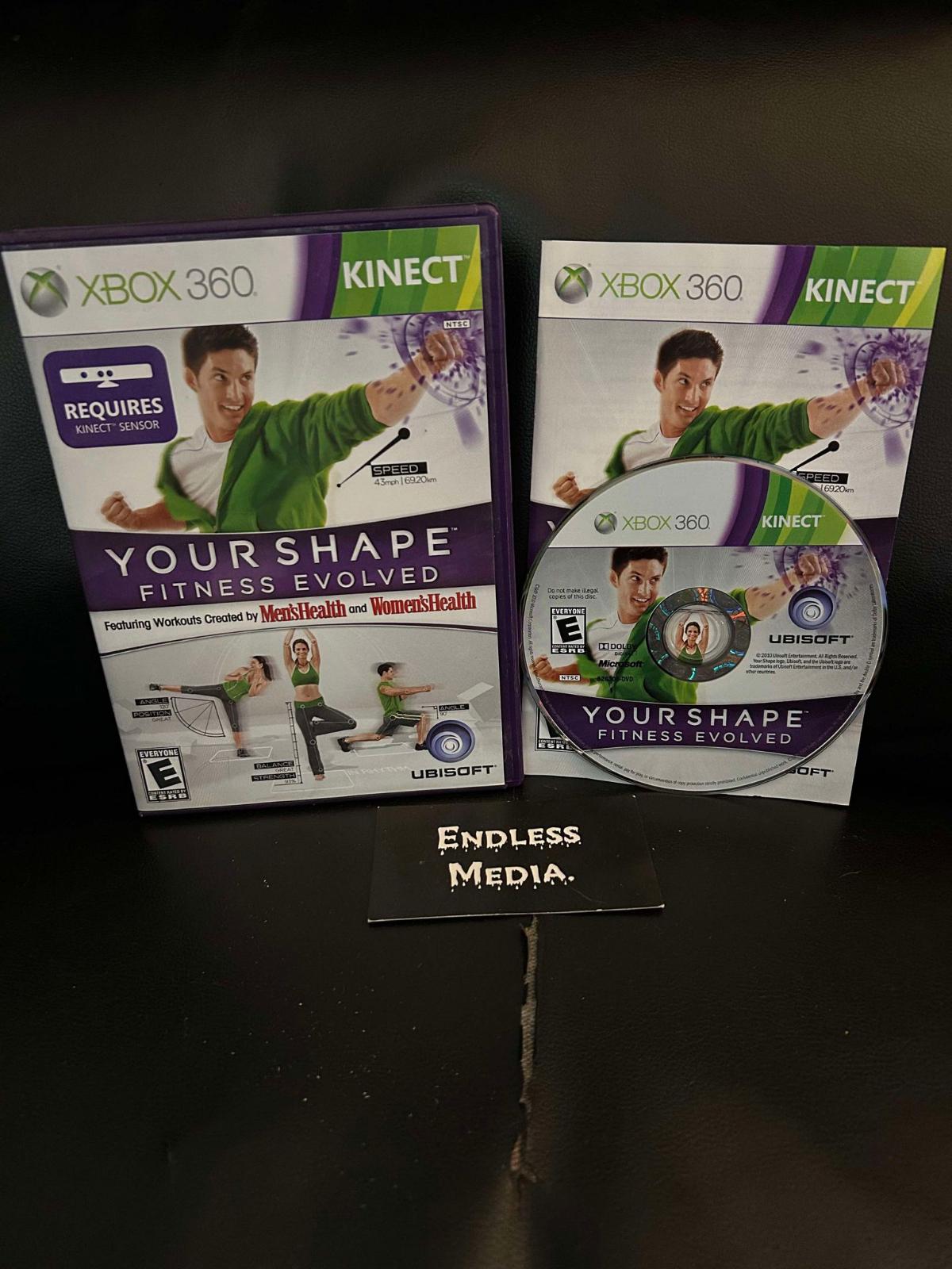 Your Shape: Fitness Evolved Microsoft Xbox 360 CIB Video Game