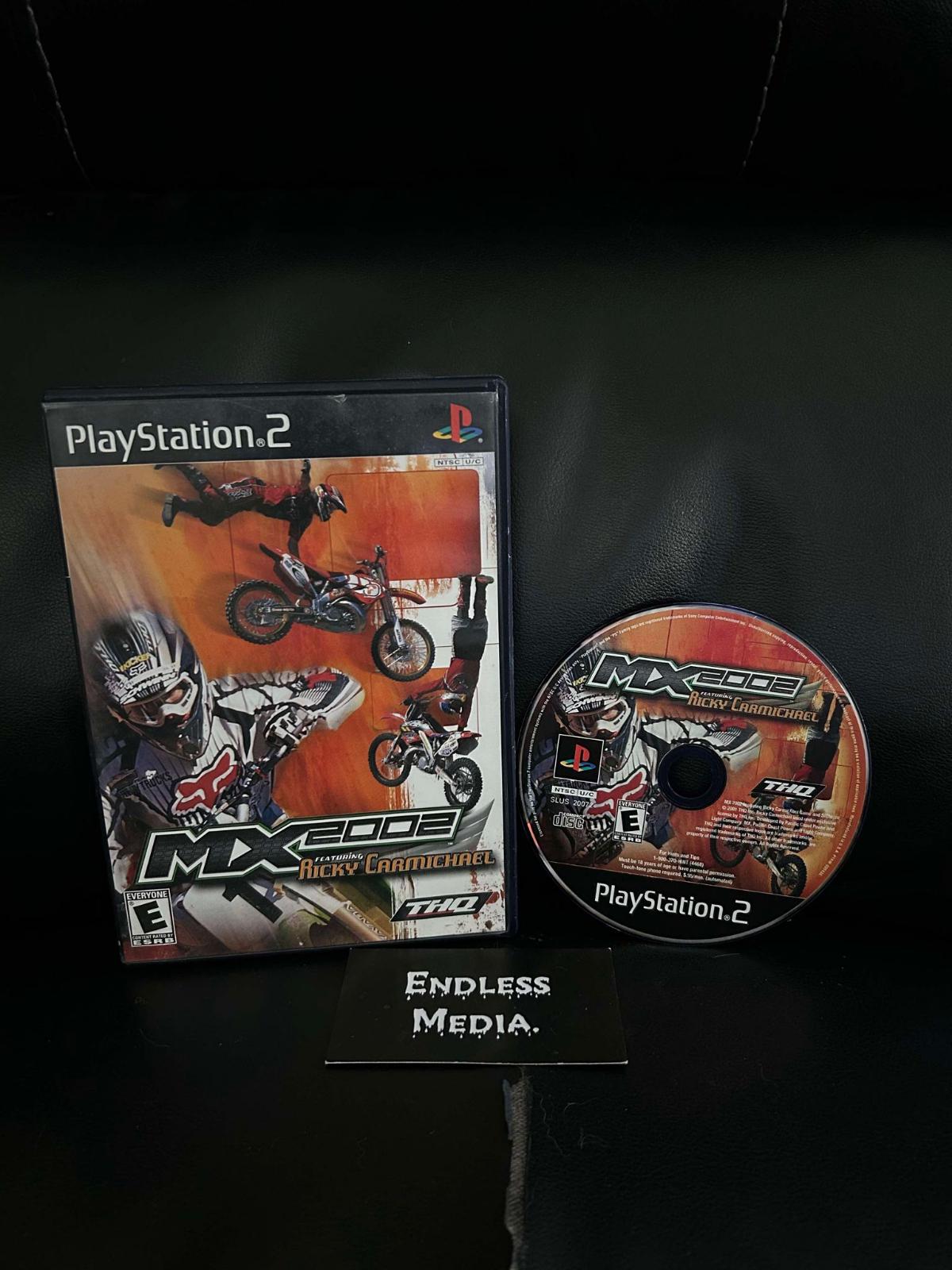 MX 2002 Sony Playstation 2 Item and Box Video Game