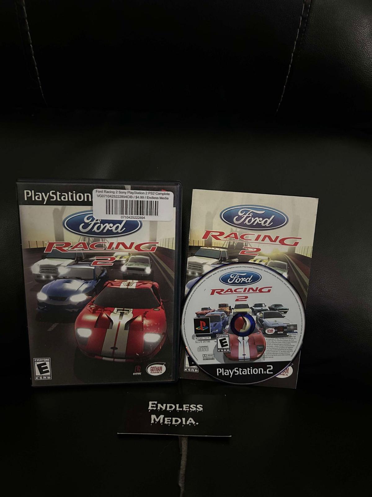 Ford Racing 2 Sony Playstation 2 CIB Video Game