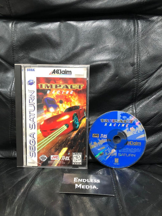 Impact Racing Sega Sega Saturn CIB Video Game