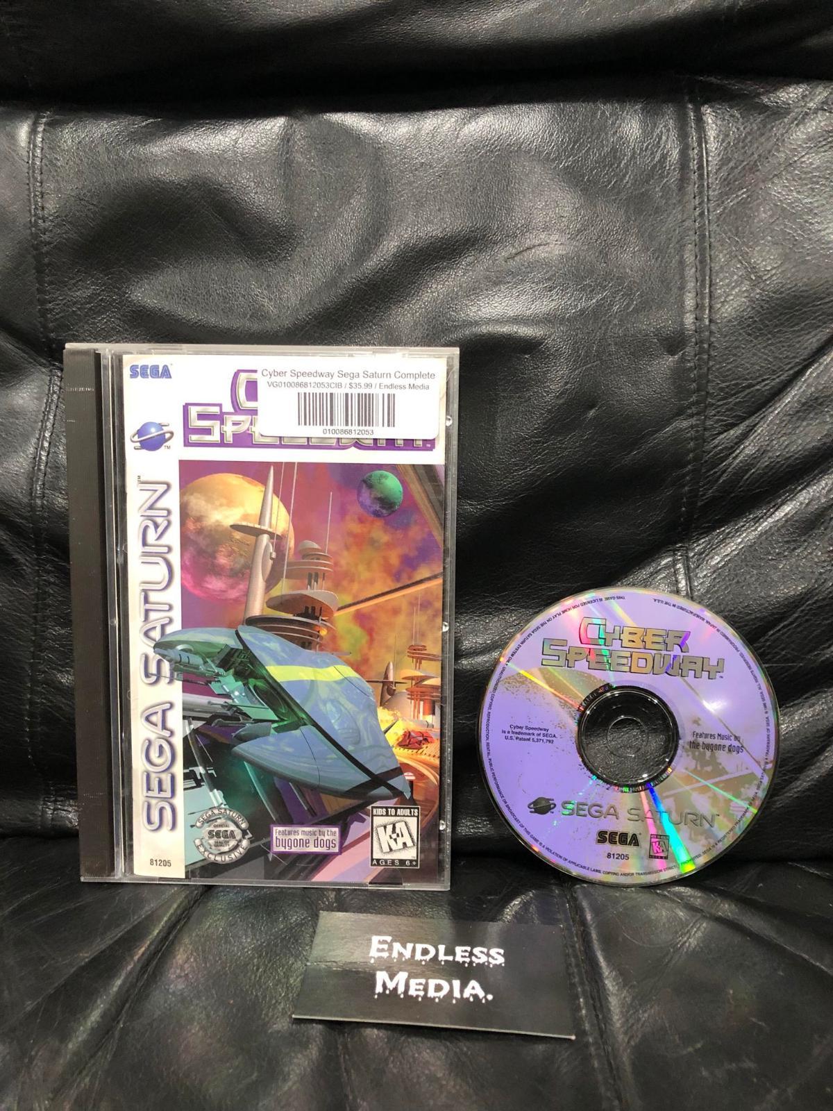 Cyber Speedway Sega Sega Saturn CIB Video Game