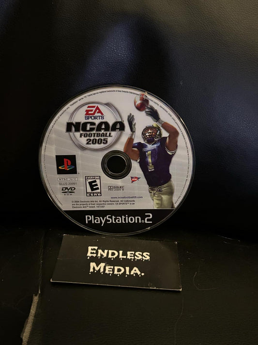 NCAA Football 2005 Sony Playstation 2 Loose Video Game