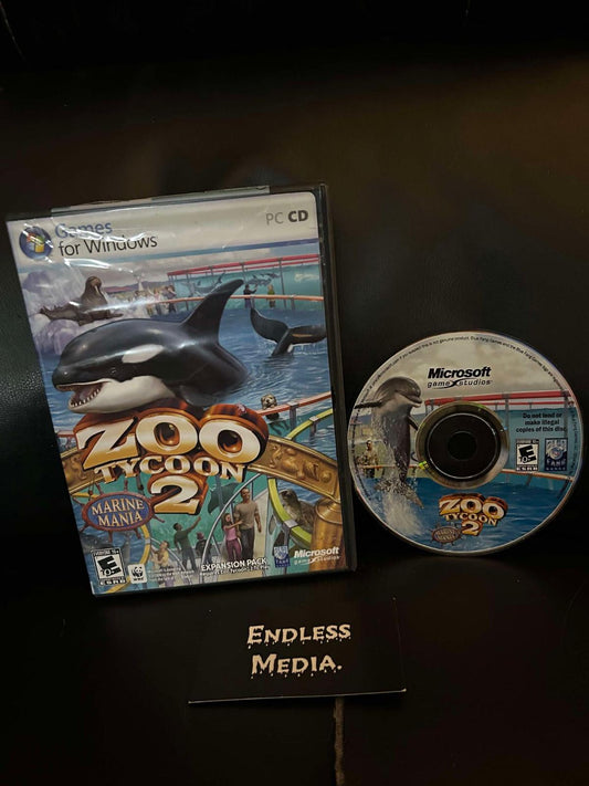 Zoo Tycoon 2: Marine Mania PC PC Games Item and Box Video Game