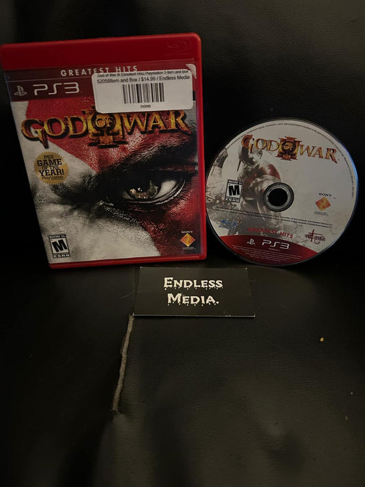 God of War III [Greatest Hits] Sony Playstation 3 Item and Box Video Game