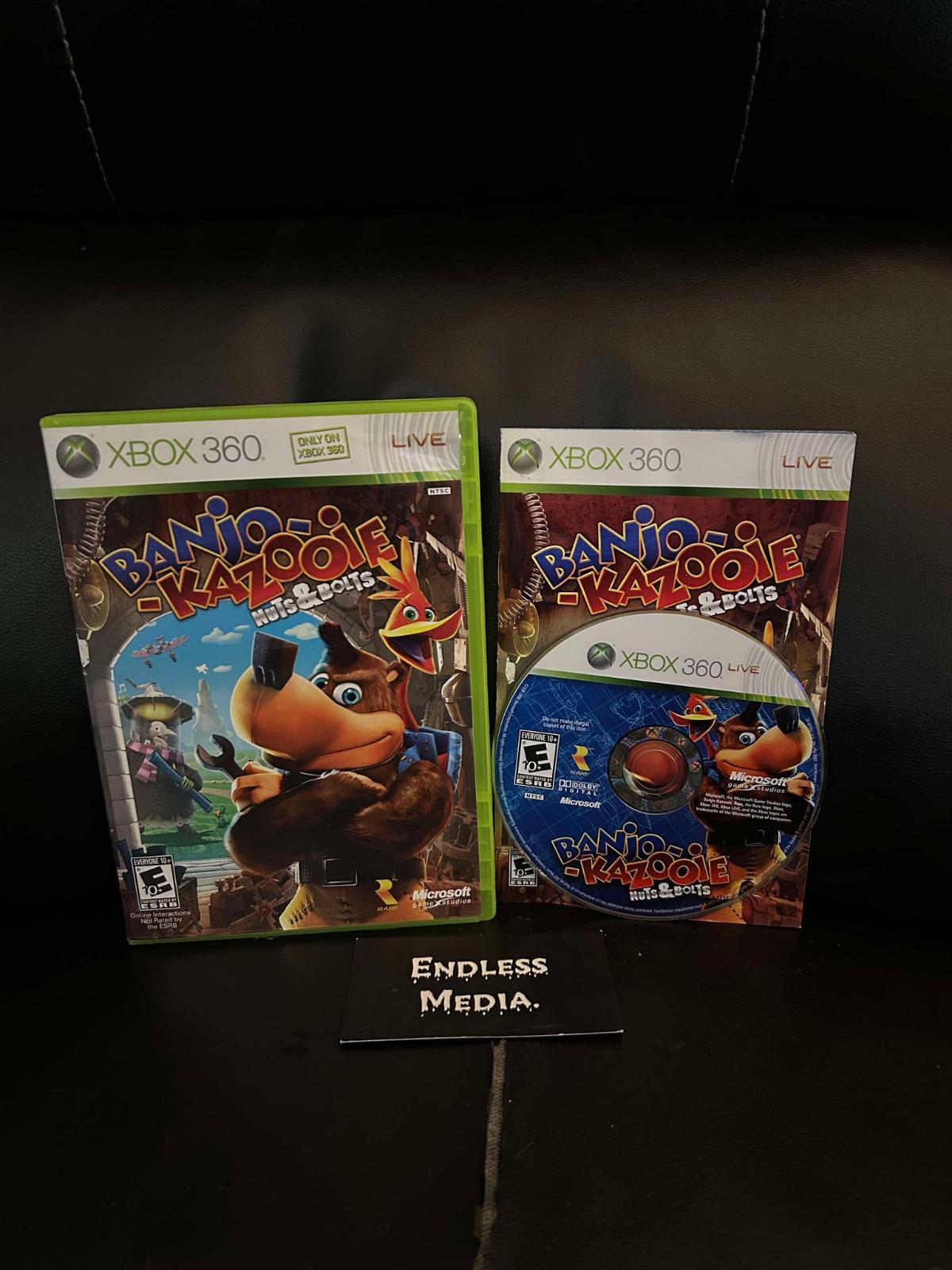 Banjo-Kazooie Nuts & Bolts Microsoft Xbox 360 CIB Video Game