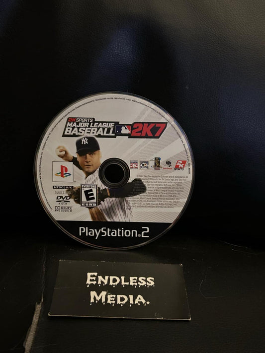 Major League Baseball 2K7 Sony Playstation 2 Loose Video Game