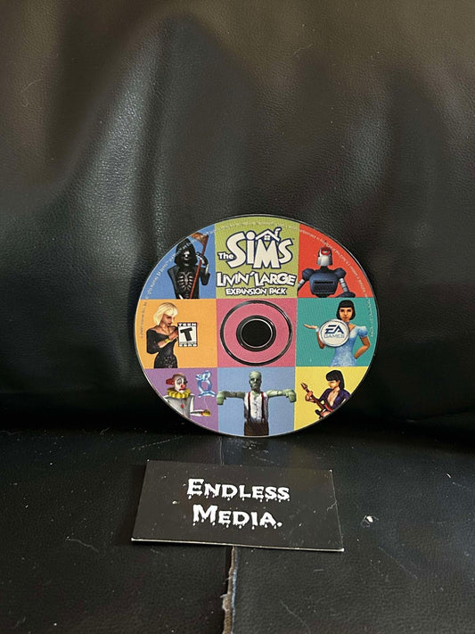 The Sims Livin' Large Expansion Pack PC PC Games Loose Video Game