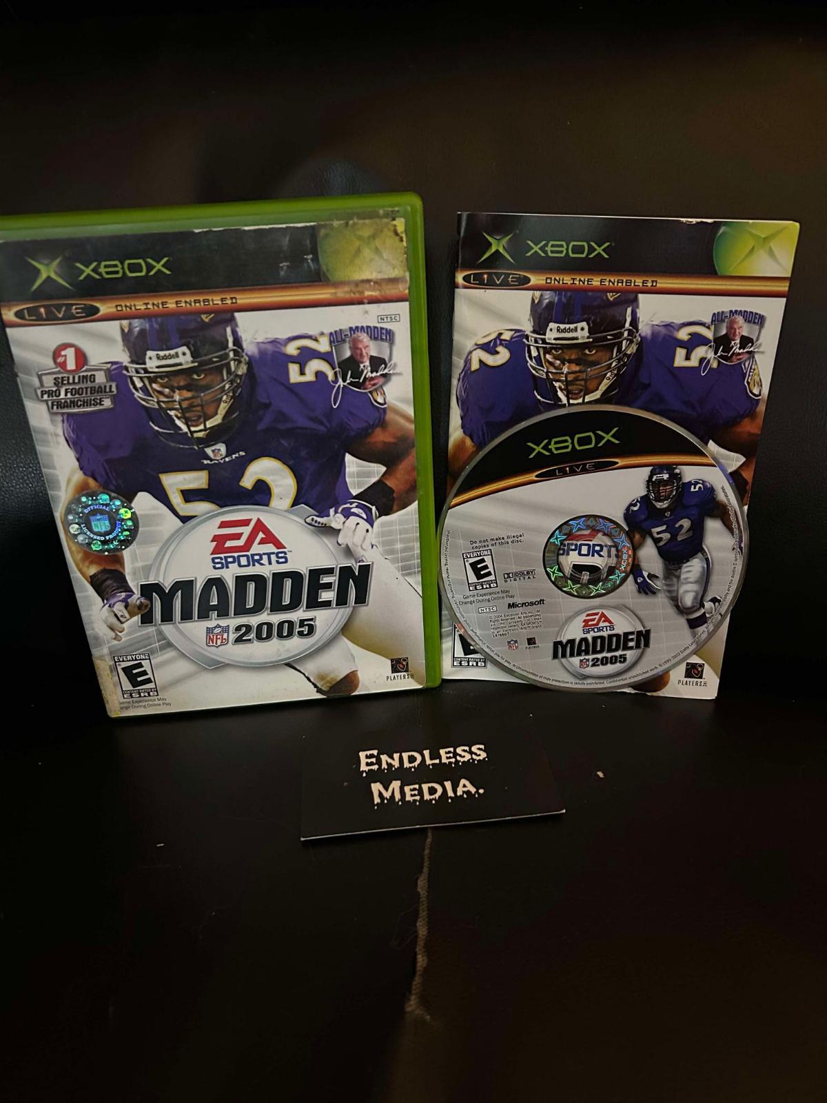 Madden 2005 Microsoft Xbox CIB Video Game