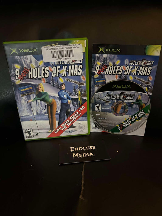 Outlaw Golf: 9 More Holes of X-Mas Microsoft Xbox CIB Video Game