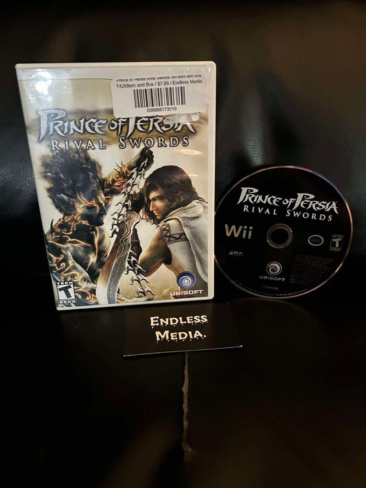 Prince of Persia Rival Swords Nintendo Wii Item and Box Video Game