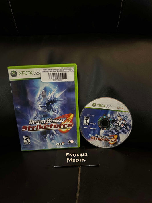 Dynasty Warriors: Strikeforce Microsoft Xbox 360 Item and Box Video Game