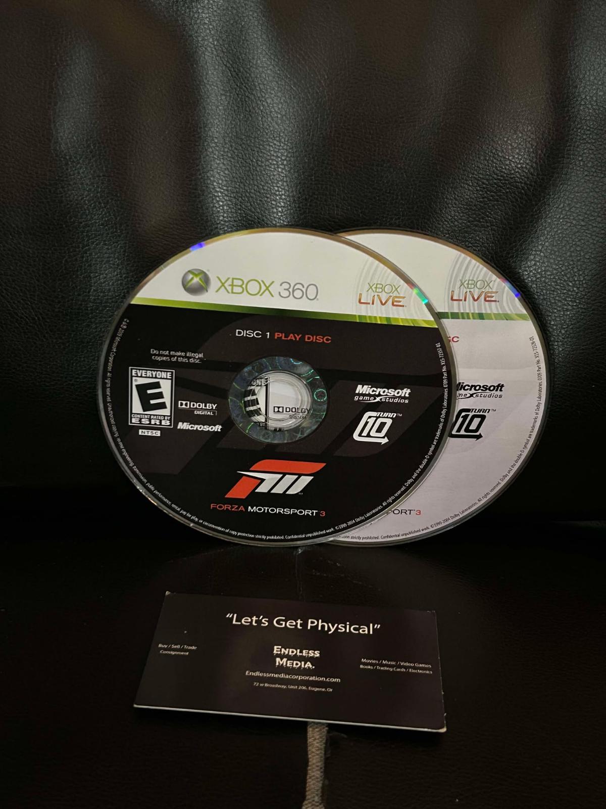 Forza Motorsport 3 Microsoft Xbox 360 Loose Video Game