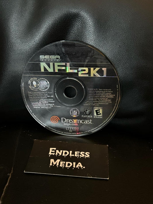 NFL 2K1 Sega Sega Dreamcast Loose Video Game